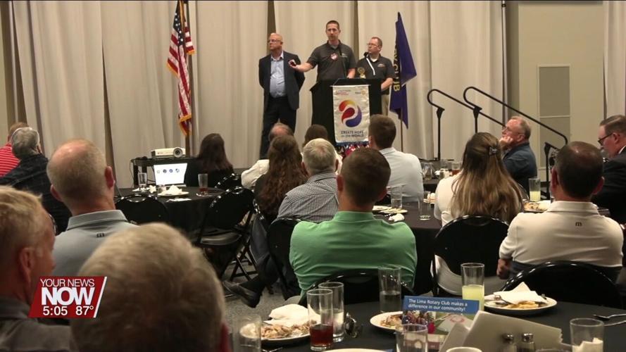 Lima Rotarians hear the latest on the Joint Systems Manufacturing Center