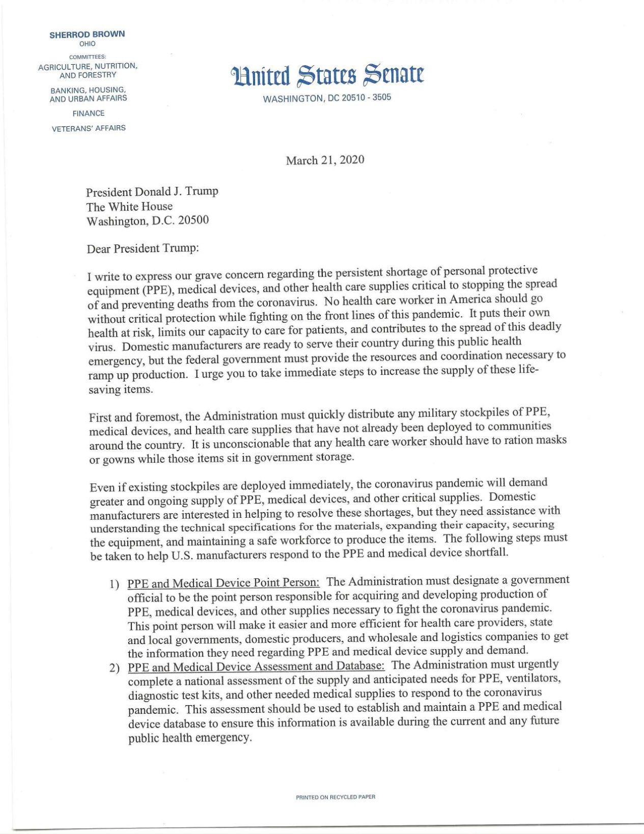 Letter to Trump RE PPE 3.21.20.pdf