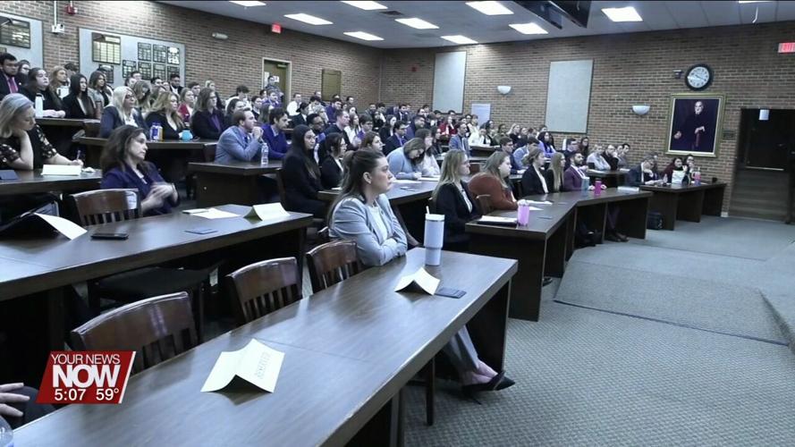 Law students at Ohio Northern University get to see Ohio's Third District Court of Appeals in action