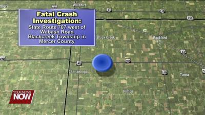 Celina man has died following a van versus semi crash in Mercer County