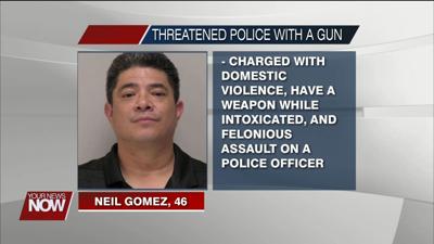 Findlay police arrest a man who was threating them with a fully loaded rifle