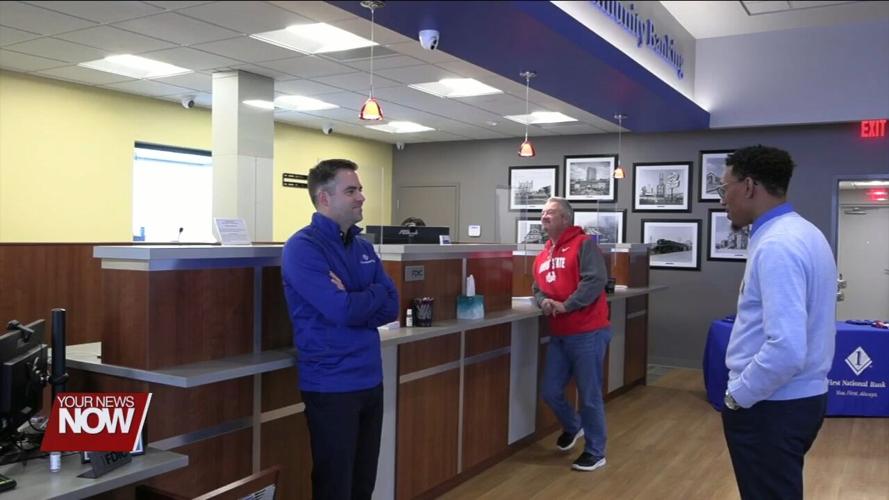First National Bank's Lima branch is open for business