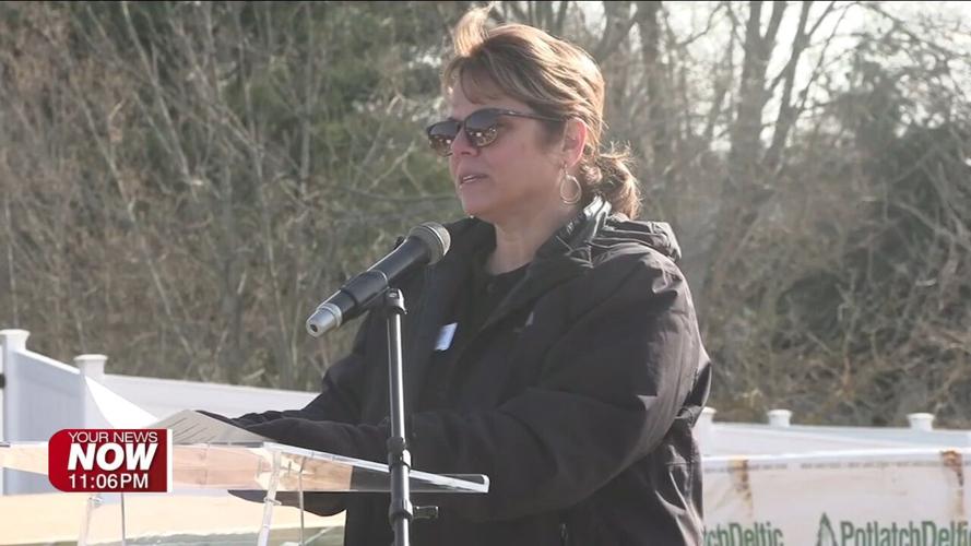 Habitat for Humanity raise the walls for homes 62, 63, and 64