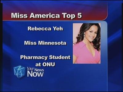 ONU student places in Miss America Pageant