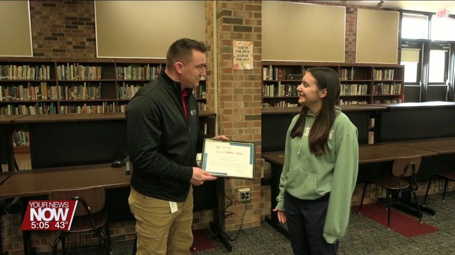 Abby Cover named March 2024 Student Employee of the Month by Ohio Means Jobs Allen County