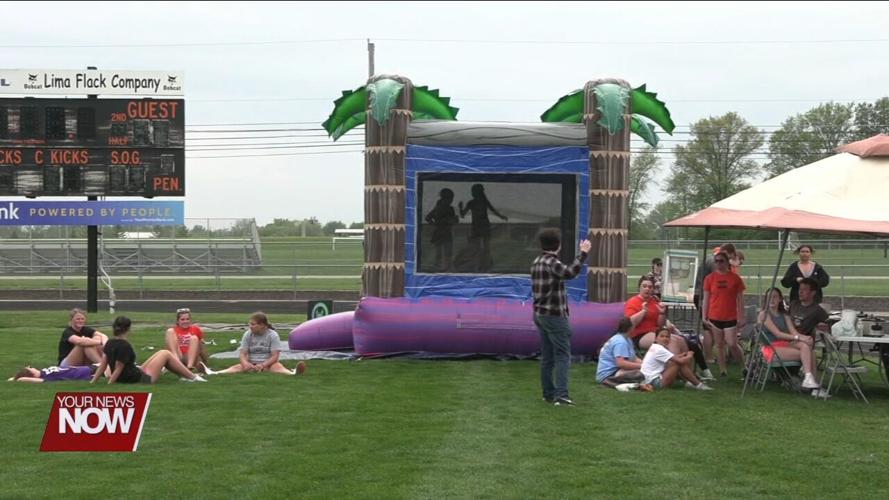 Elida students raise money to fight cancer at "Laps for Life"