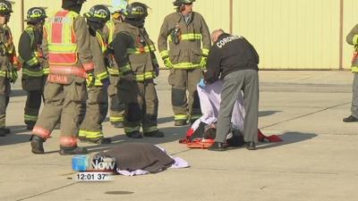 Mock crash, real lesson for New Knoxville students