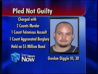 Accused of beating a man to death, Diggle pleads not guilty