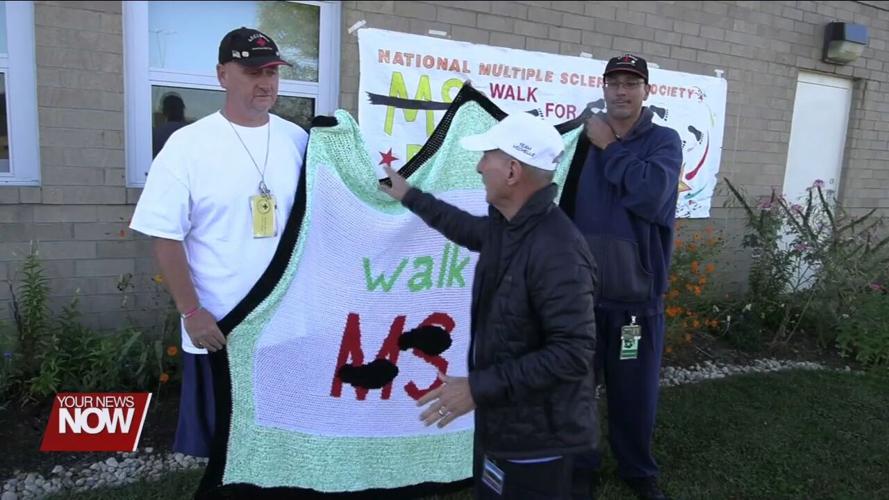 Allen Oakwood inmates take part in MS Walk to help raise money for multiple sclerosis research