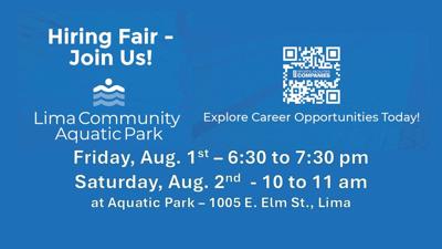 Aug. 1 and 2 hiring fair