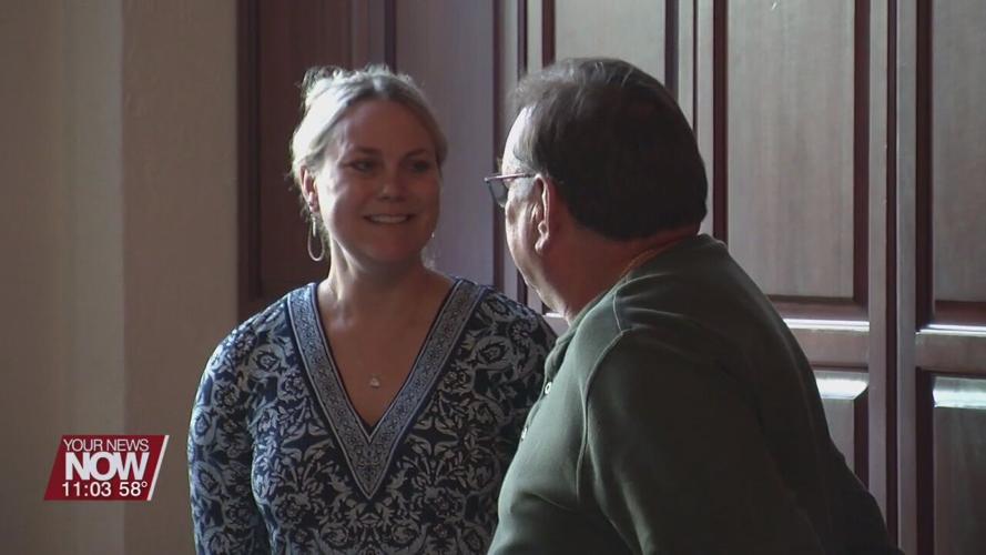 Hardesty speaks to supporters about the ideas she has for Lima