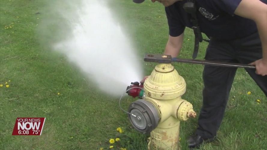 The City of Lima Fire Department will be flushing hydrants during May and possibly into June