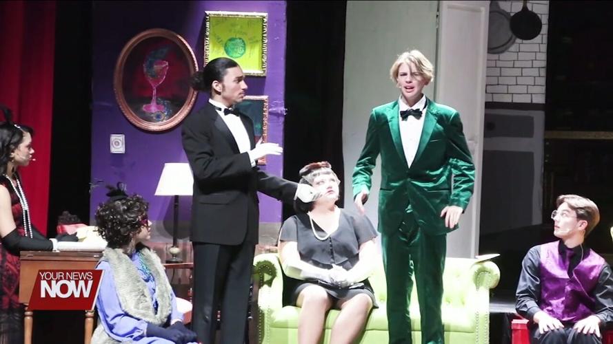 Lima Senior students hold dress rehearsal for "Clue"