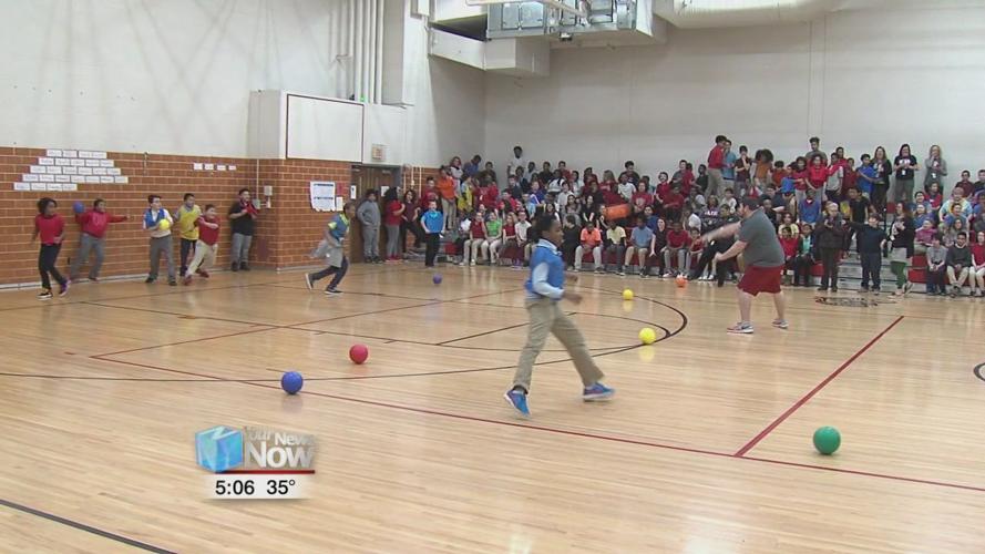 Lima North students pumped to raise money with dodgeball game