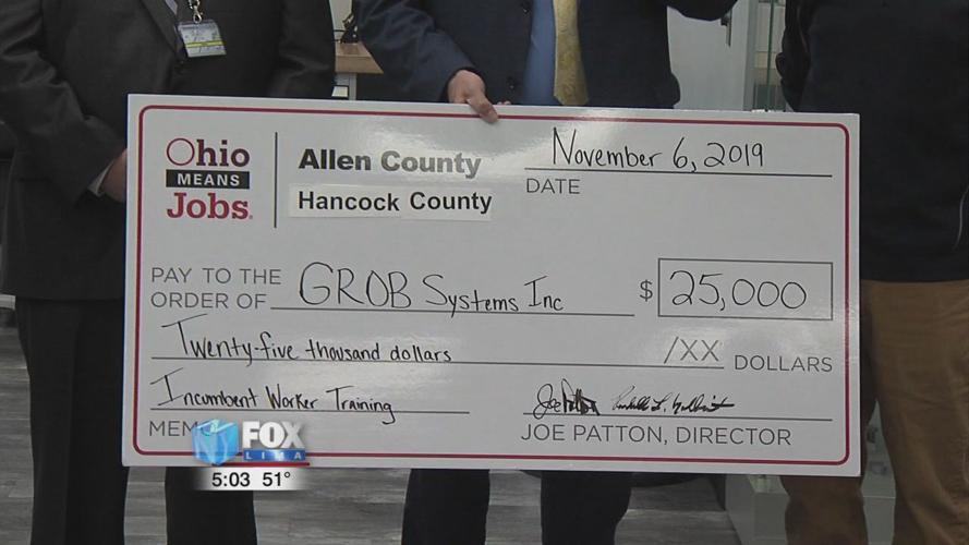 OhioMeansJobs gives training grant to GROB Systems