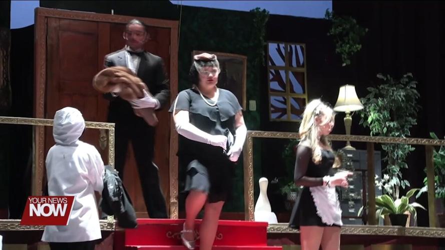 Lima Senior students hold dress rehearsal for "Clue"