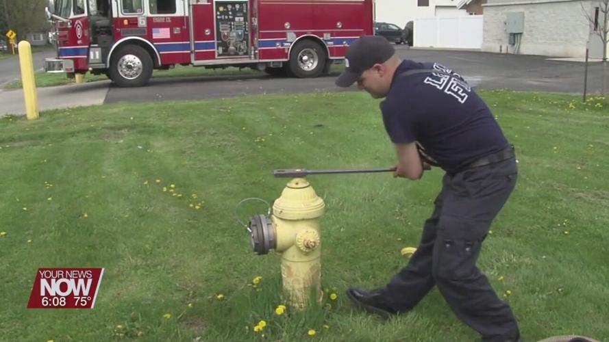 The City of Lima Fire Department will be flushing hydrants during May and possibly into June