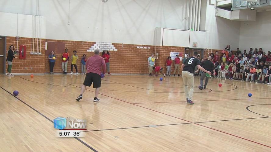 Lima North students pumped to raise money with dodgeball game