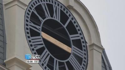 Allen County Courthouse clock tower progress