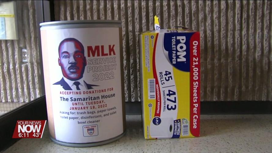 Donation barrels are being placed for this year's MLK Day of Service