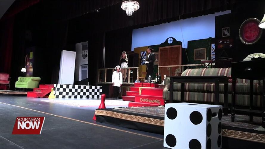 Lima Senior students hold dress rehearsal for "Clue"