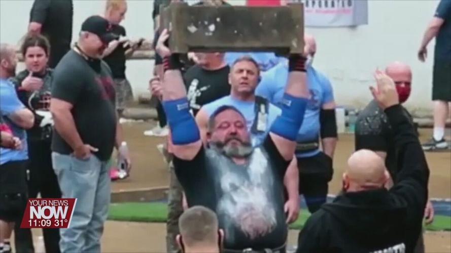 Columbus Grove man sets world record for block press