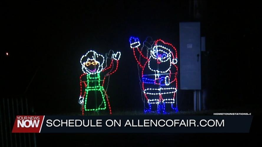 Bright Nights drive-thru holiday display set to open this weekend at the Allen County Fairgrounds