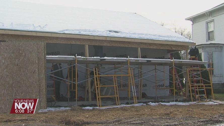 Vantage Career Center carpentry students build a home from the ground up