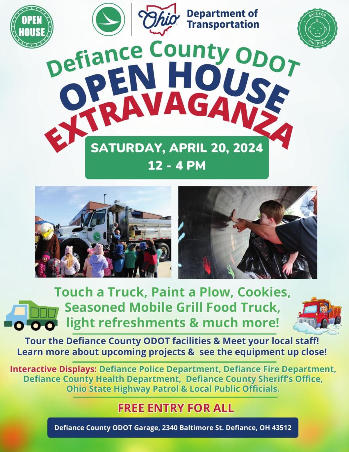 ODOT Defiance hosting open house and touch a truck | News from WLIO ...