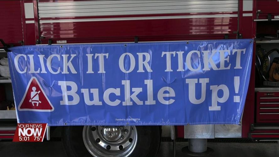 Allen County organizations advocate seatbelt use at "Click It or Ticket" campaign kickoff event