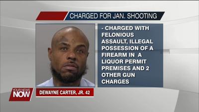 A Lima man gets charged with felonious assault for a January shooting