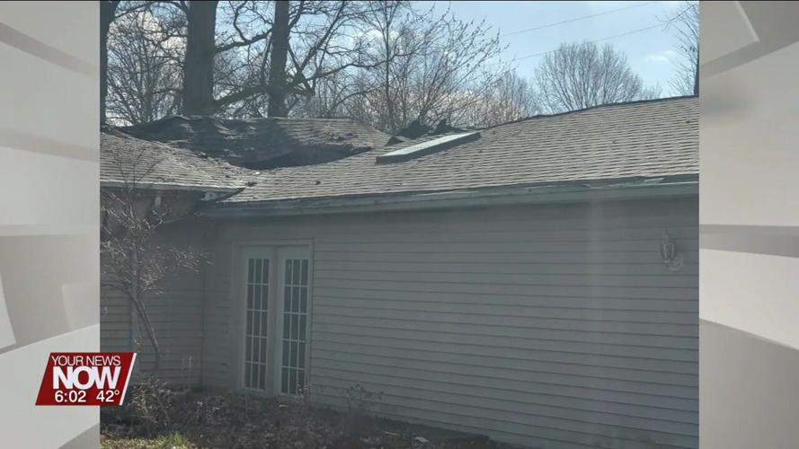 Home on Spencerville Road sustains heavy damage in early morning fire