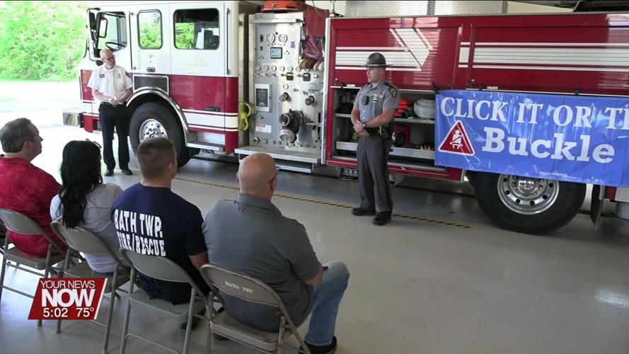 Allen County organizations advocate seatbelt use at "Click It or Ticket" campaign kickoff event