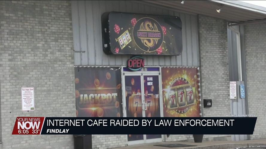 Search warrant executed at the Lucky Dragon Internet Café in Findlay
