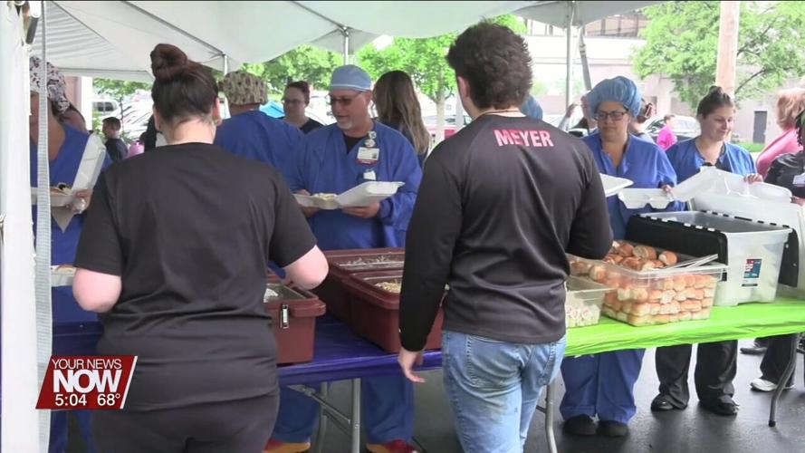Mercy Health-St. Rita's puts on a picnic to thank employees in honor of National Hospital Week
