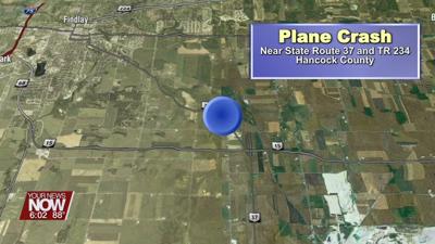 Plane crashed in rural Hancock Co. Sunday morning