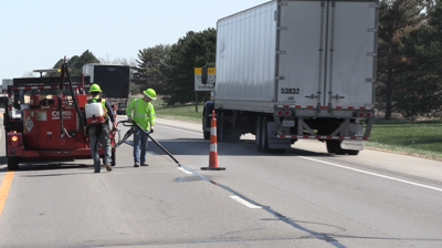 Ohio Department of Transportation urging motorists to be aware of road crews