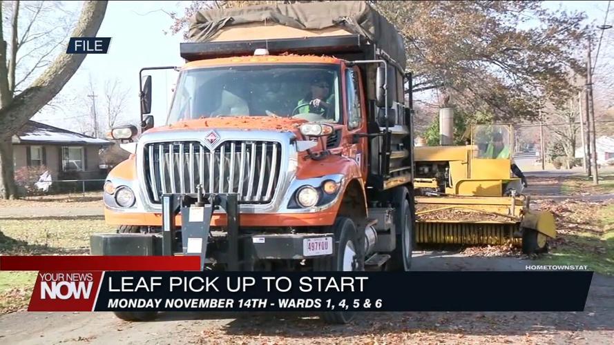 Leaf pickup for the City of Lima will begin on November 14th