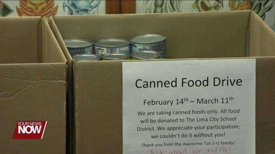 TAT-2-U holding canned food drive in support of the Lima City School District
