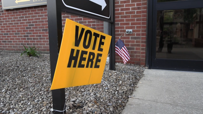 Vote Here Sign generic Allen County Board of Elections