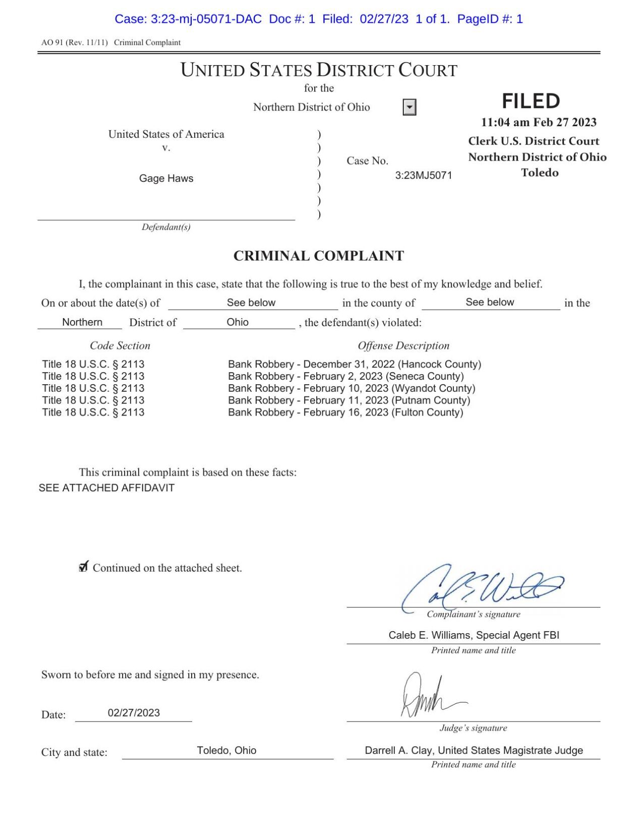 Gage Daniel Shafer Haws criminal complant.pdf