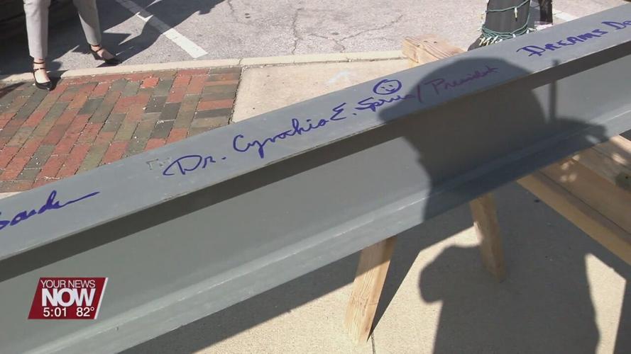 Rhodes State marks milestone in the construction of their downtown project