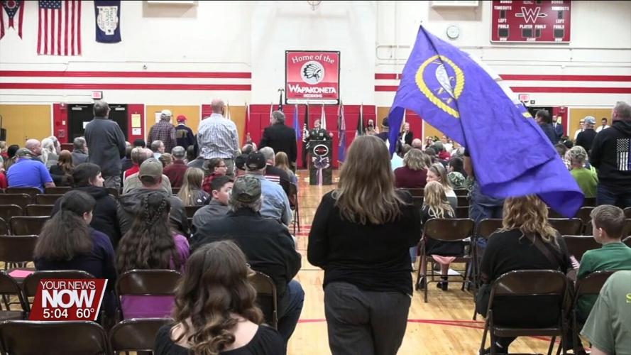 Wapakoneta Middle School welcomes veterans to hear tributes through music and letters