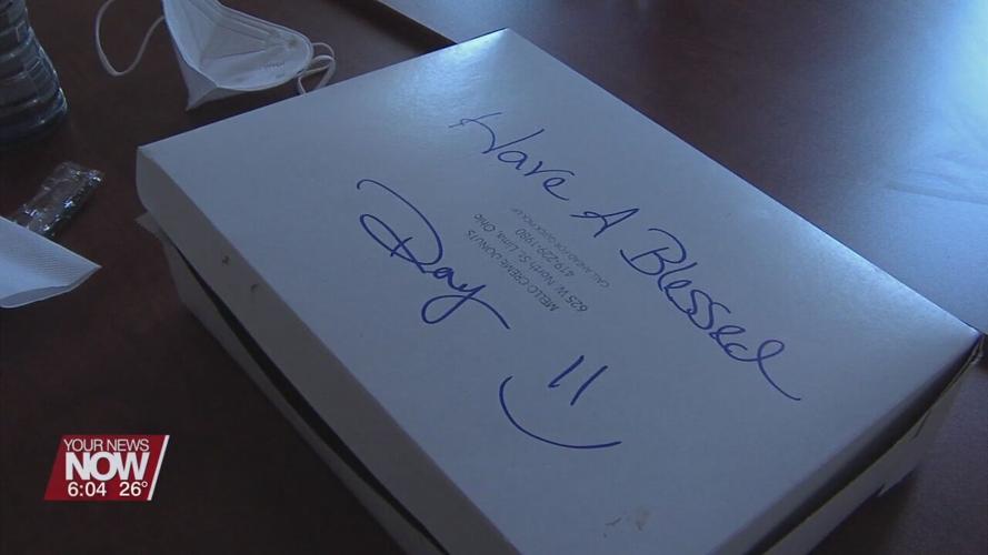 The Smith Jones Family Foundation taking time to thank the those who keep Mercy Health St. Rita's clean and sanitized