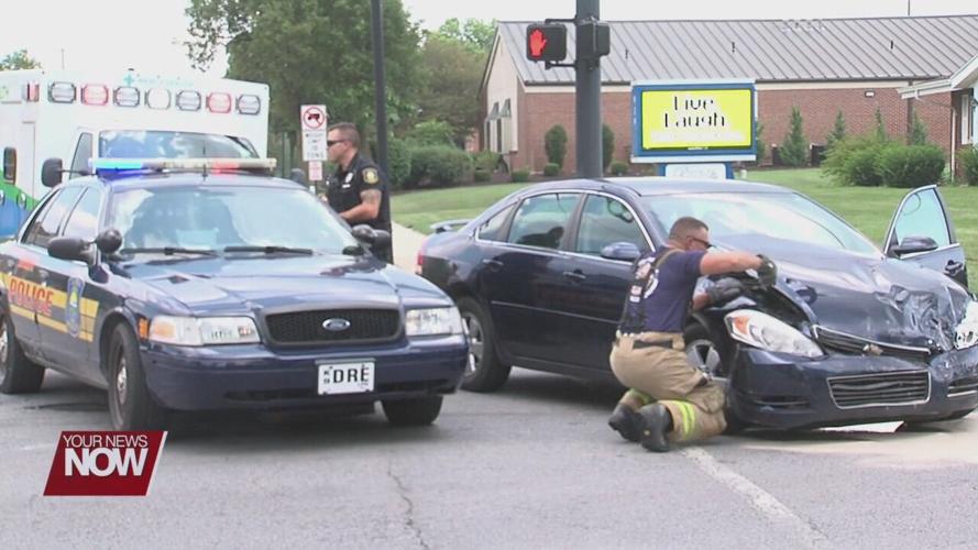 Pair of accidents close portions of Jameson Avenue Friday afternoon