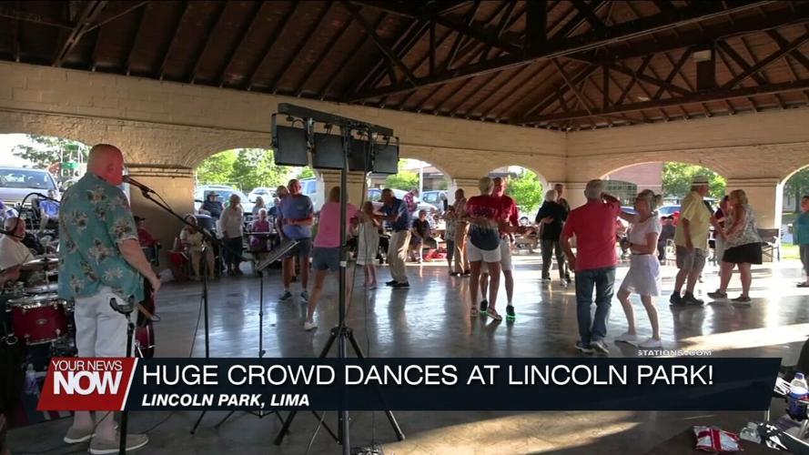Residents groove to the music at Friday Night "Lincoln Park Dances"