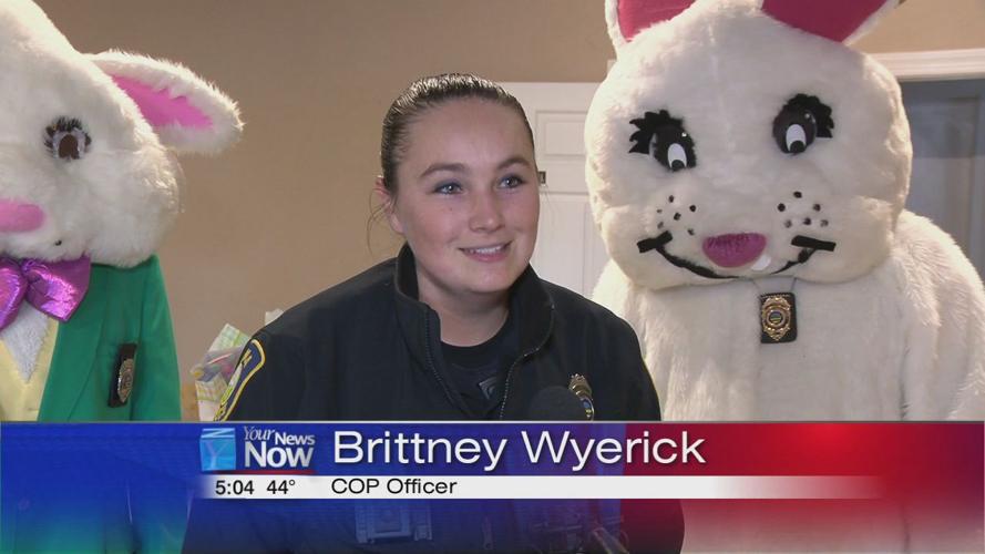 Lima Police Department joins the Easter Bunny for early Easter deliveries