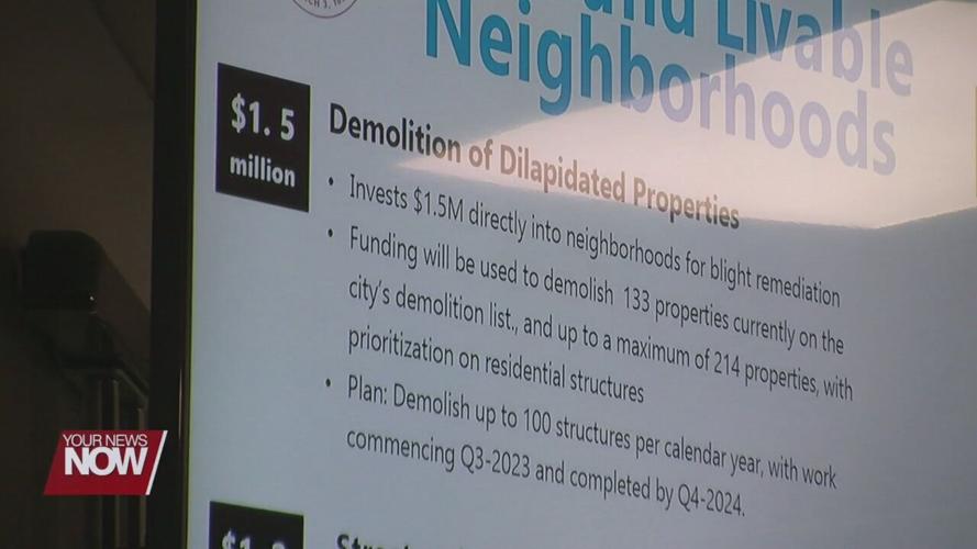 A proposed plan for the $26.3 million in ARPA presented to Lima City Council