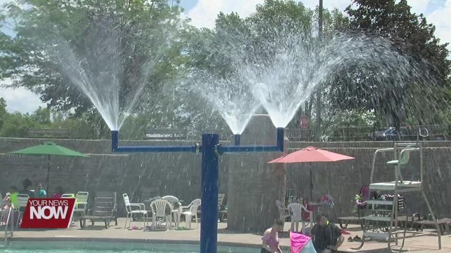 Hitting the pool to stay cool