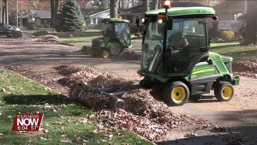 Fall leaf pick-up underway in the City of Lima